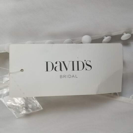David's Bridal Women Long Sleeve White image number 3