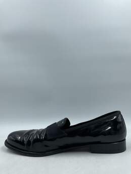 Authentic Vtg Ferragamo Black Formal Loafers M 12D alternative image