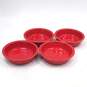 Lot of 4 Fiesta Ware Red Cereal Bowls image number 2