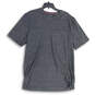 Mens Gray V-Neck Chest Pocket Short Sleeve Pullover T-Shirt Size X-Large image number 1