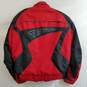 Men's Teknic motorcycle riding technical padded jacket red black 48 image number 2