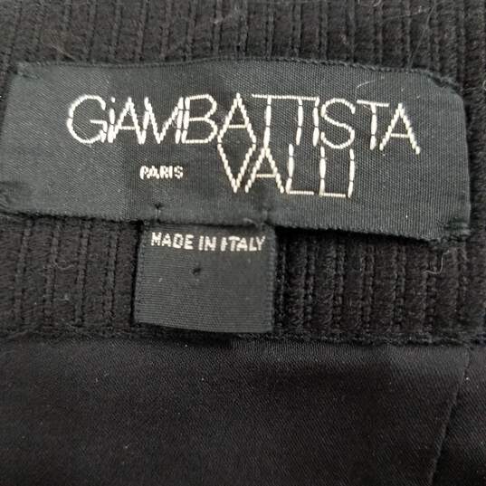Giambattista Valli Black & White Wool Tweed Pencil Skirt Size 2 image number 4
