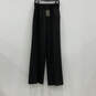 NWT Womens Black Elastic Waist Pull-On Straight Leg Trouser Pants Size 6 image number 1