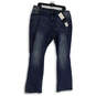 NWT Womens Blue Denim Medium Wash Pockets Straight Leg Jeans Size 32Rx32 image number 1