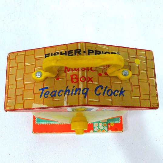 Vintage Fisher Price Toy Lot Teaching Clock, Blue Bird & Humpty Dumpty Pull Toy image number 3