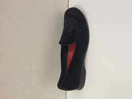 Donald Pliner Men's Black Velvet Dragon Slippers Size. 9.5