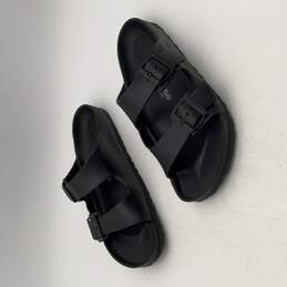 Birkenstock Womens Arizona Essentials Black Open Toe Slip-On Slide Sandals Sz 41
