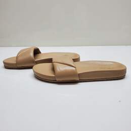 Seychelles Beige Leather Slide Sandals Size 9 alternative image