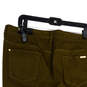 NWT Womens Green Denim 5-Pocket Design Skinny Leg Cropped Jeans Size 3 image number 4