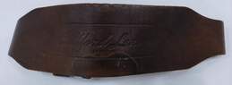 Vintage Clifford Lenox Brown Leather Lifting Belt