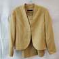 Gold Color Blazer and Pencil Skirt Two Piece Set Size 10 image number 1