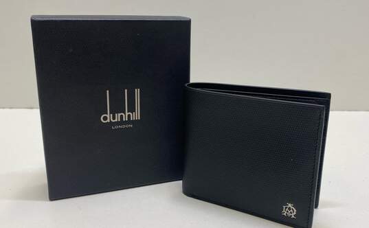 Dunhill London Men's Black Leather Wallet image number 1