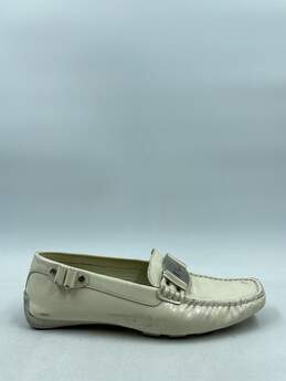 Authentic DIOR Ivory Patent Loafers W 5