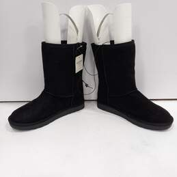 Arizona Jeans Co. Black Shearling Boots Women's Size 7M alternative image