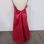 David's Bridal Coral Pink Pleated Dress Women's Size 10 image number 2