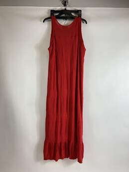 Lane Bryant Women Red Mesh Jersey Dress 18/20 NWT alternative image
