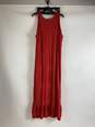 Lane Bryant Women Red Mesh Jersey Dress 18/20 NWT image number 2