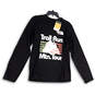 NWT Mens Black Graphic Print Long Sleeve Crew Neck Pullover T-Shirt Size S image number 1