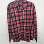 Eddie Bauer Red Long Sleeve Plaid Button-Up image number 1