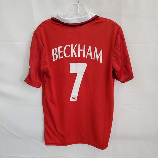 Umbro Manchester United David Beckham Soccer Jersey Size S image number 2