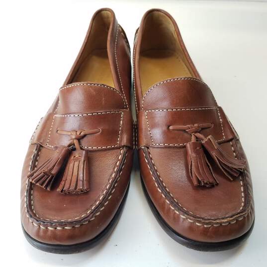 Cole Haan Brown Leather Loafers Men's Size 6.5 image number 7