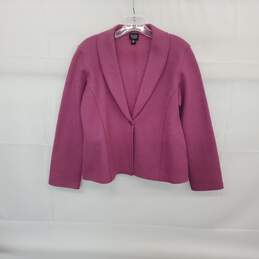 Eileen Fisher Purple Wool Blend Jacket WM Size PS