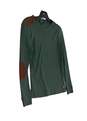 Womens Green Round Neck Long Sleeve Casual T Shirt Size M image number 2