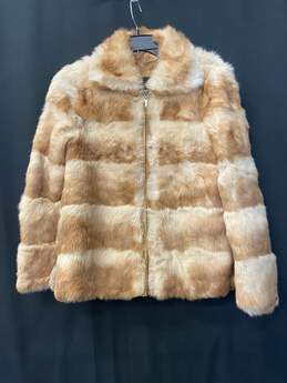 Bestine Vintage Brown Fur Coat - Size Large