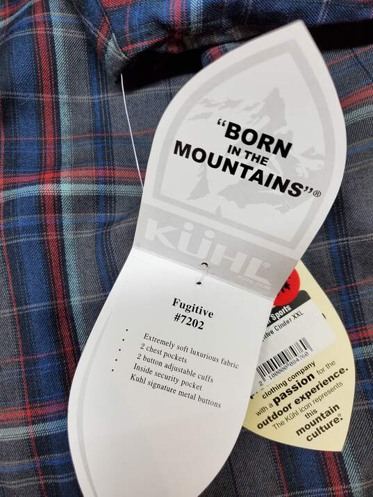 Kuhl Born in the Mountains Fugitive Long Sleeve Button Up Shirt Size 2XL NWT image number 4