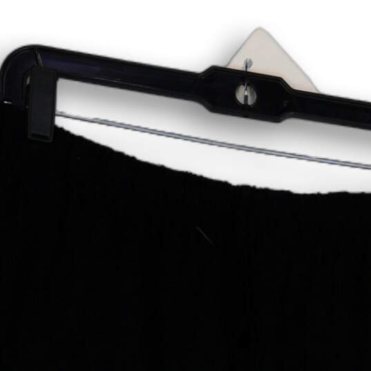 NWT Womens Black Elastic Waist Regular Fit Pull-On Sweat Shorts Size Medium image number 4