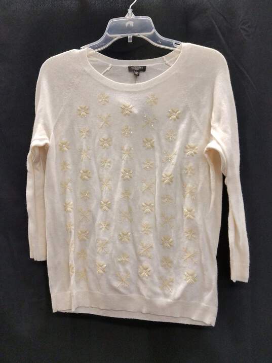 Talbots Women's Ivory Sweater Size MP NWT image number 1