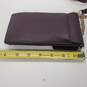 Kate Spade North South iPhone Case Purple Pebbled Leather Crossbody NWT image number 3