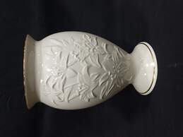White Vase w/ Gold Trim