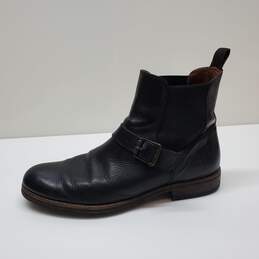 Frye Men’s Wilson Engineer Chelsea Boots Black Leather Sz 10 alternative image