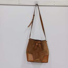 Michael Kors Brown Leather Bucket Bag