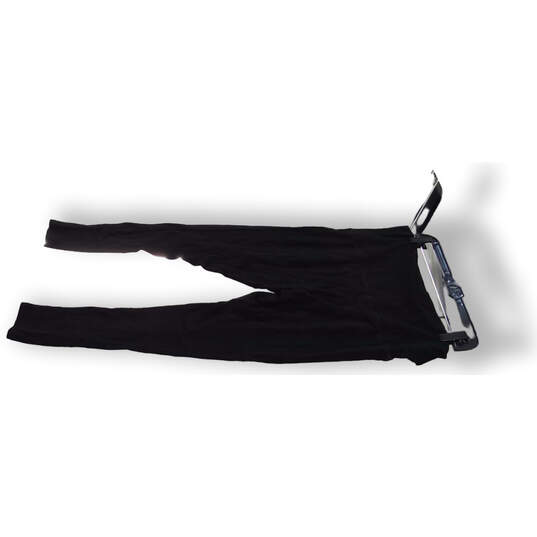 Mens Black Stretch Elastic Waist Activewear Compression Pants Size XL image number 2