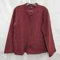 Eileen Fisher WM's Burgundy Maroon Snap Button Textured Jacket Size P/M image number 1