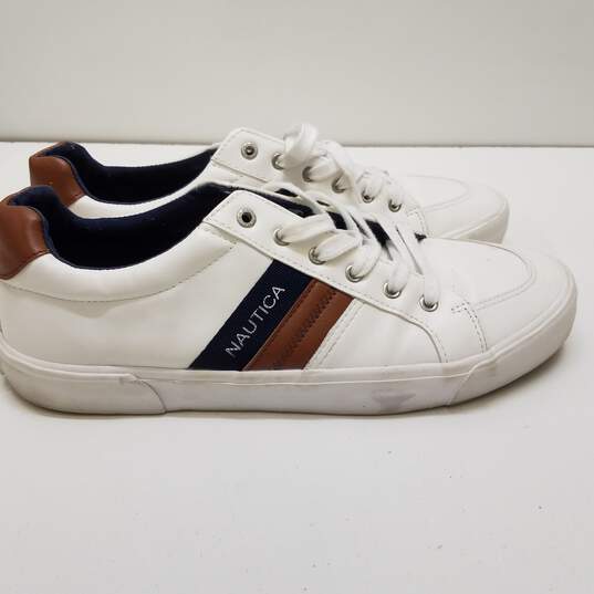 Nautica Garrison White Casual Shoes Men's Size 12 image number 3