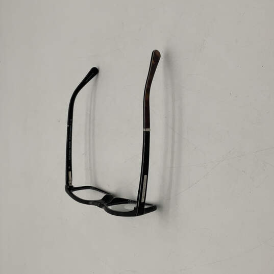 Mens Black Rectangular Full Rim Frame Lightweight Reading Eyeglasses image number 4