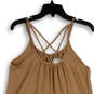 NWT Womens Beige Sleeveless Adjustable Strap Pullover Tank Top Size Small image number 3