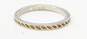 Kendra Scott Silvertone Ridged Etched & Wide Band Stacking Rings Set 2.8g image number 2