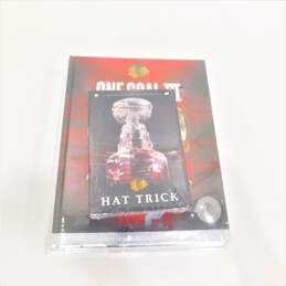 NHL Chicago Blackhawks One Goal III Hardcover Book w/ Hat Trick DVD Sealed