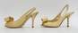 Kate Spade New York Gold Sparkle Heels Size 8.5 image number 4