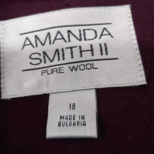 Women’s Amanda Smith II  Wool Suit jacket Sz 18 NWT image number 5