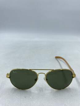 Ray Ban Gold Sunglasses - Size One Size alternative image