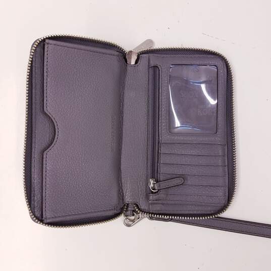 Michael Kors Zip Around Phone Wallet Gray image number 6