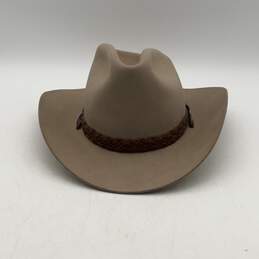 Stetson The Billy Kidd Mens Brown Brimmed Western Cowboy Hat Size 7 1/8