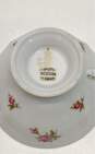 Bavaria West Germany Elfenbein Rose Patten Tea Cup Saucer Plate Set 9 Pieces image number 7