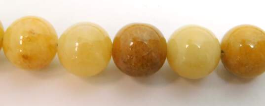 DRT Desert Rose Trading 925 Orange Quartz Ball Beaded Necklace 45.9g image number 4