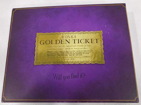 The Golden Ticket Family Board Game Willy Wonka and the Chocolate Factory image number 1